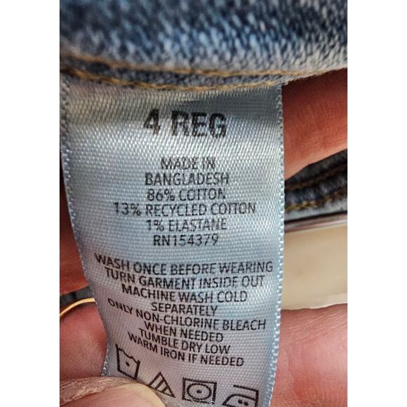 Wisteria Lane 26 Bell Bottom Jeans Vintage Style Striped Boho Y2K Hippie 70's - Picture 8 of 14